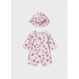Pelele baño y gorro helados