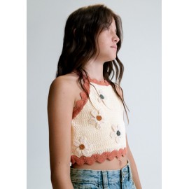 TOP TRICOT FLORES