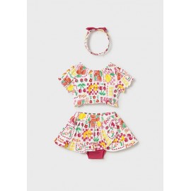 CONJUNTO TRES PIEZAS FRUTAS